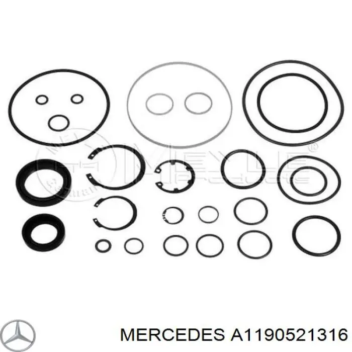 1190521316 Mercedes успокоитель цепи грм, левый