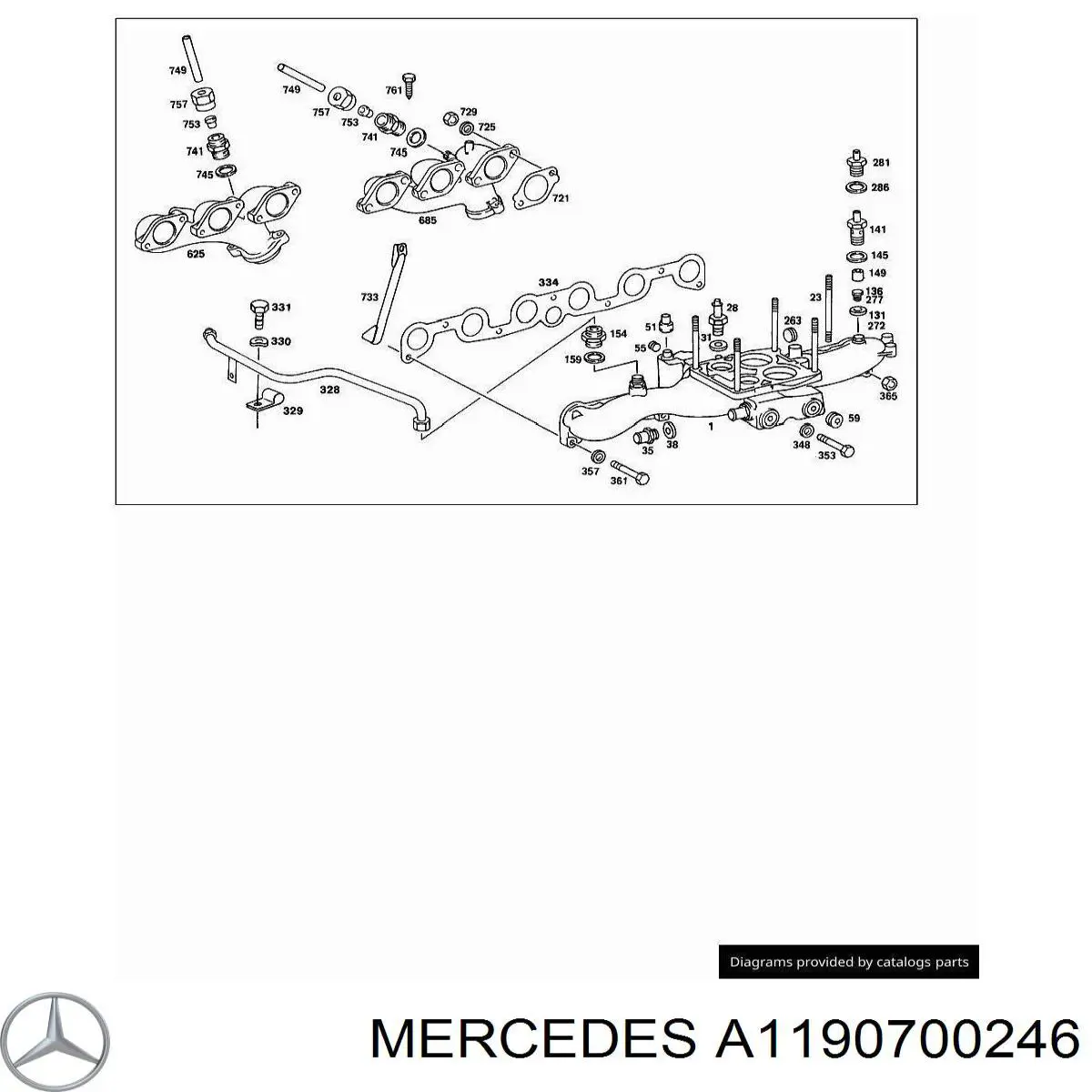 Купить A1020700046 Mercedes Клапанная форсунка