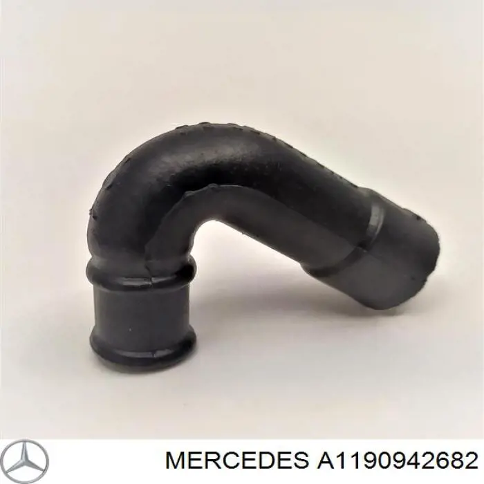 Патрубок вентиляции картера (маслоотделителя) MERCEDES A1190942682