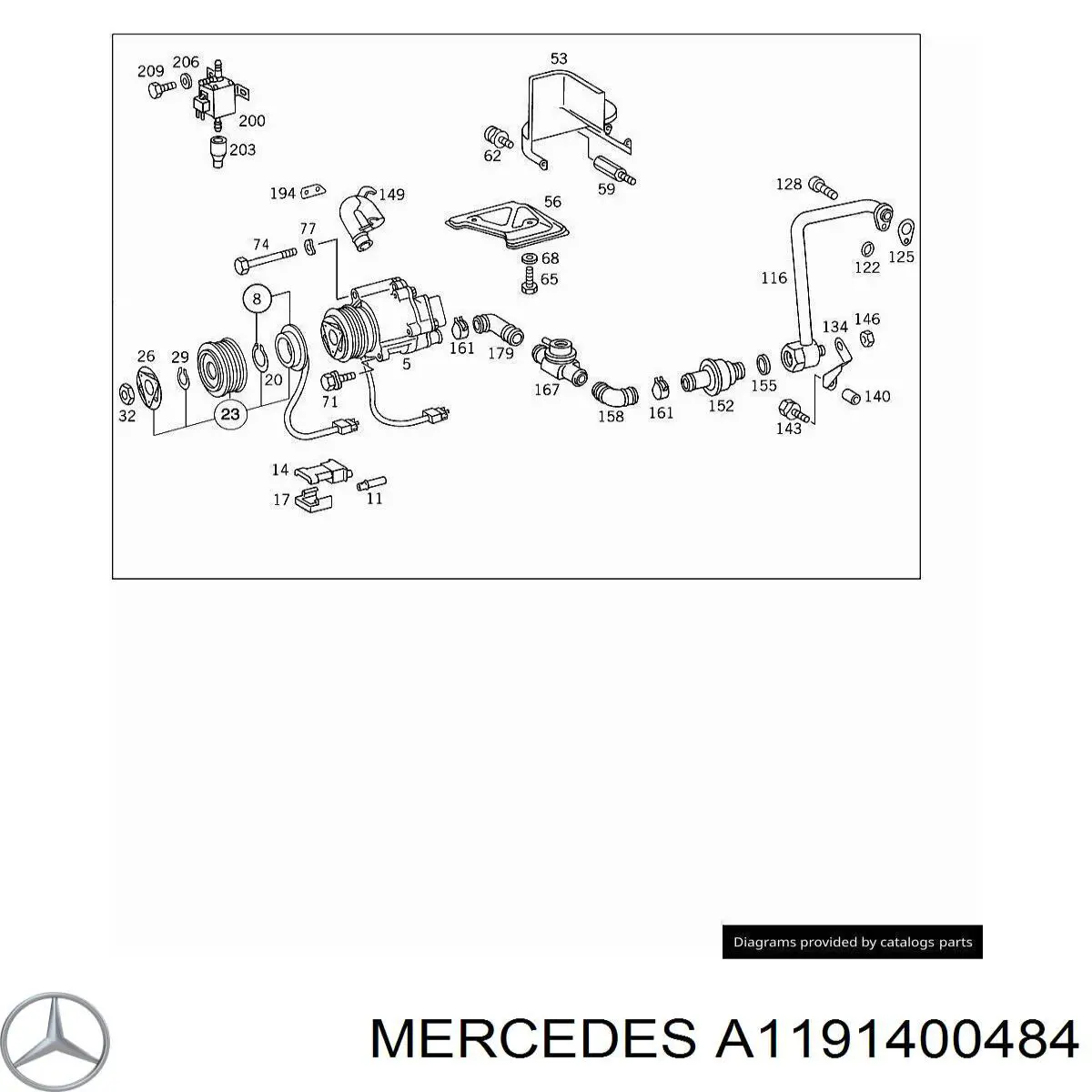 A1191400484 Mercedes 