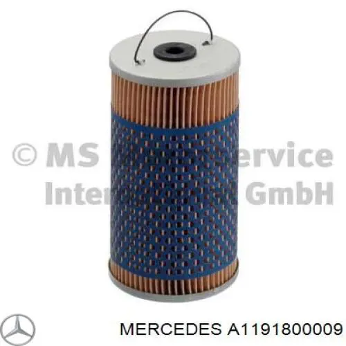 A1191800009 Mercedes масляный фильтр
