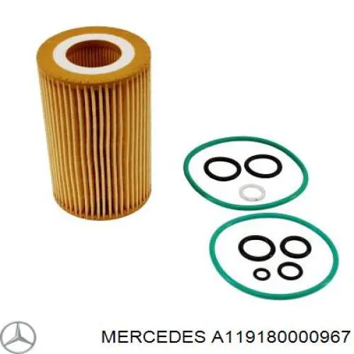 Купить A119180000967 Mercedes Фильтр центробежный очистки масла