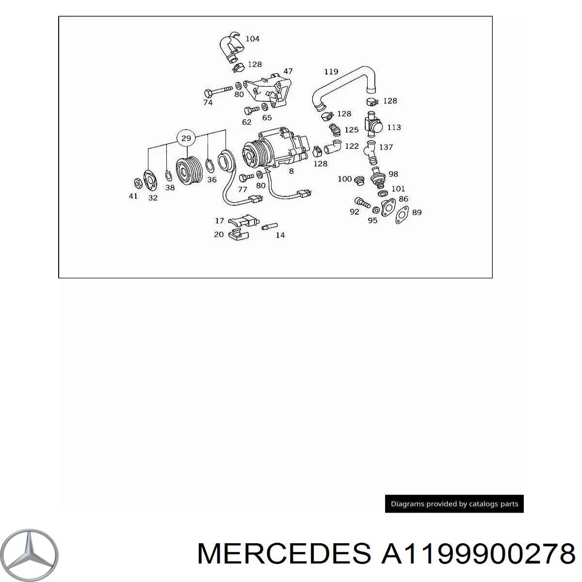 A1199900278 Mercedes 