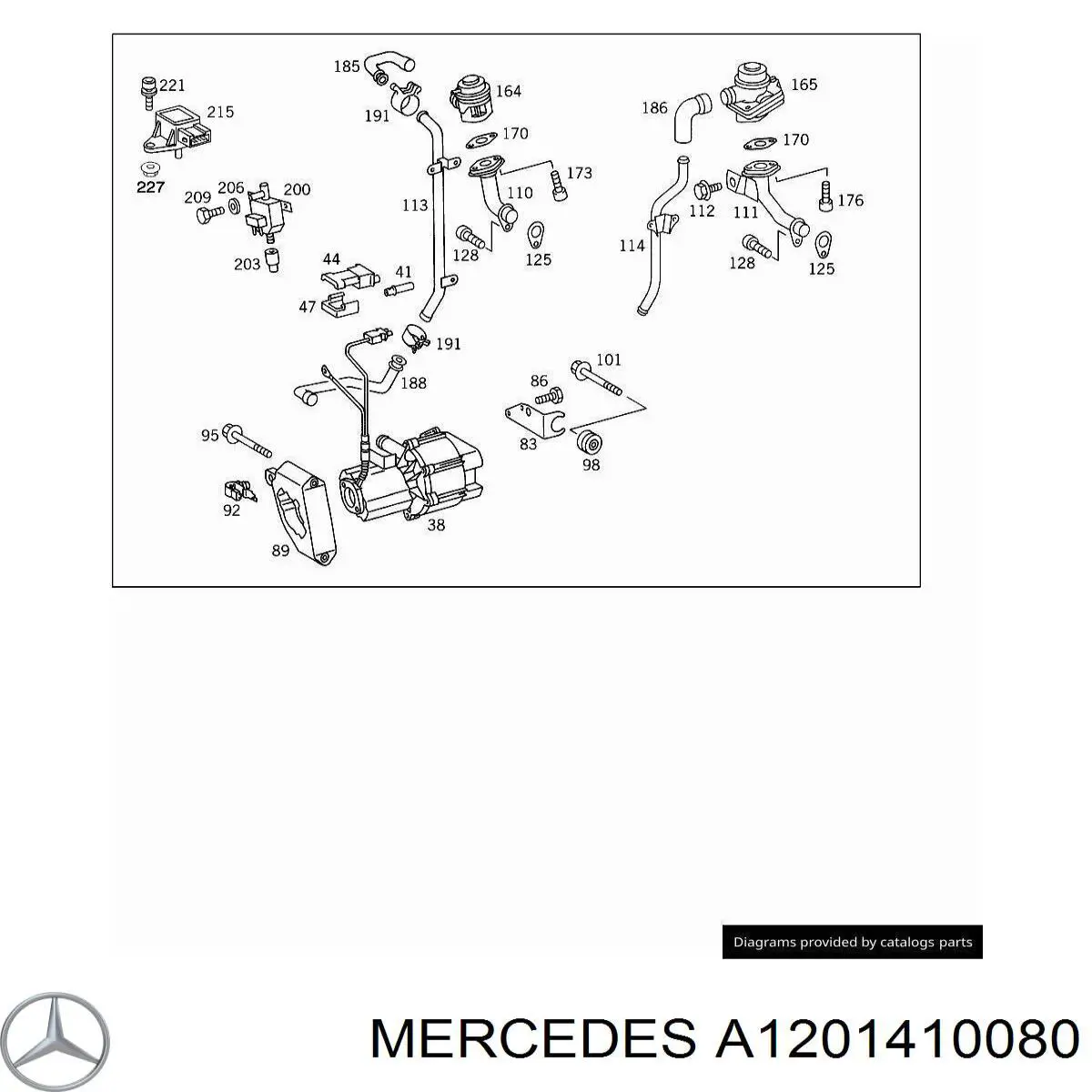  Mercedes A1201410080 цена, от 10.08 USD