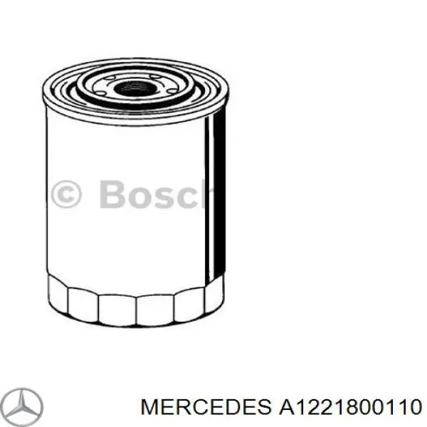 Масляный фильтр A1221800110 Mercedes