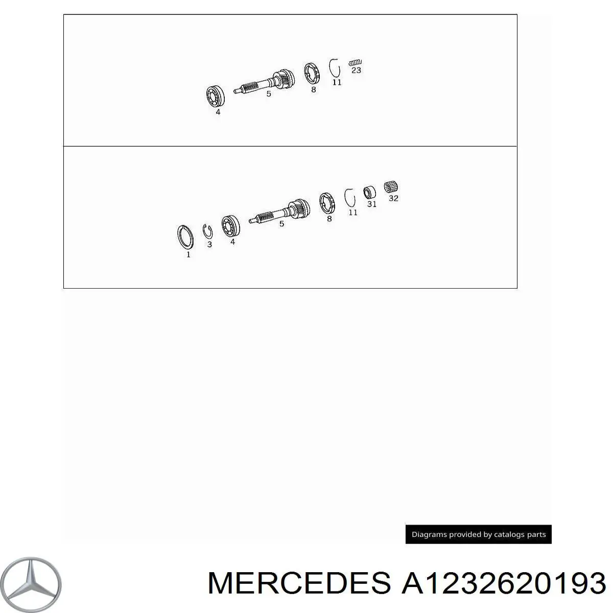 A1232620193 Mercedes 