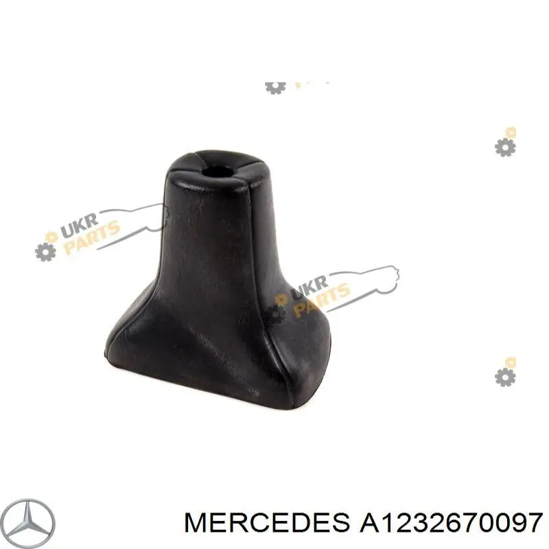 1232670097 Mercedes чехол на рычаг переключения