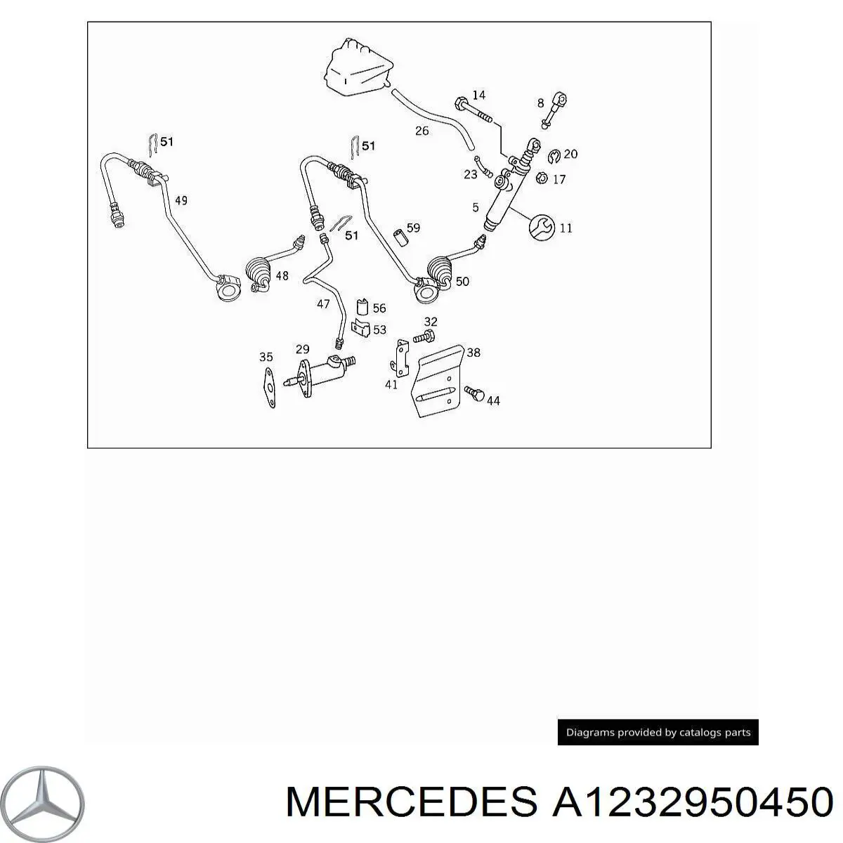  Mercedes A1232950450 цена, от 3.74 USD
