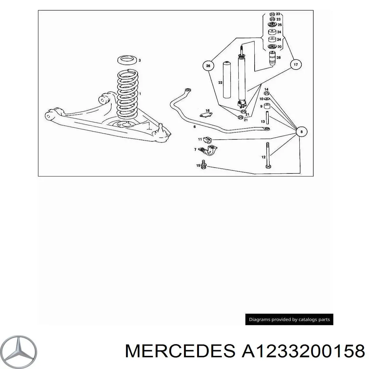 Клапан регулировки уровня кузова MERCEDES A1233200158