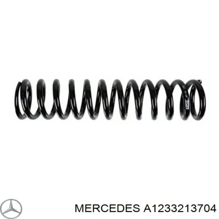 A1233213704 Mercedes пружина передняя