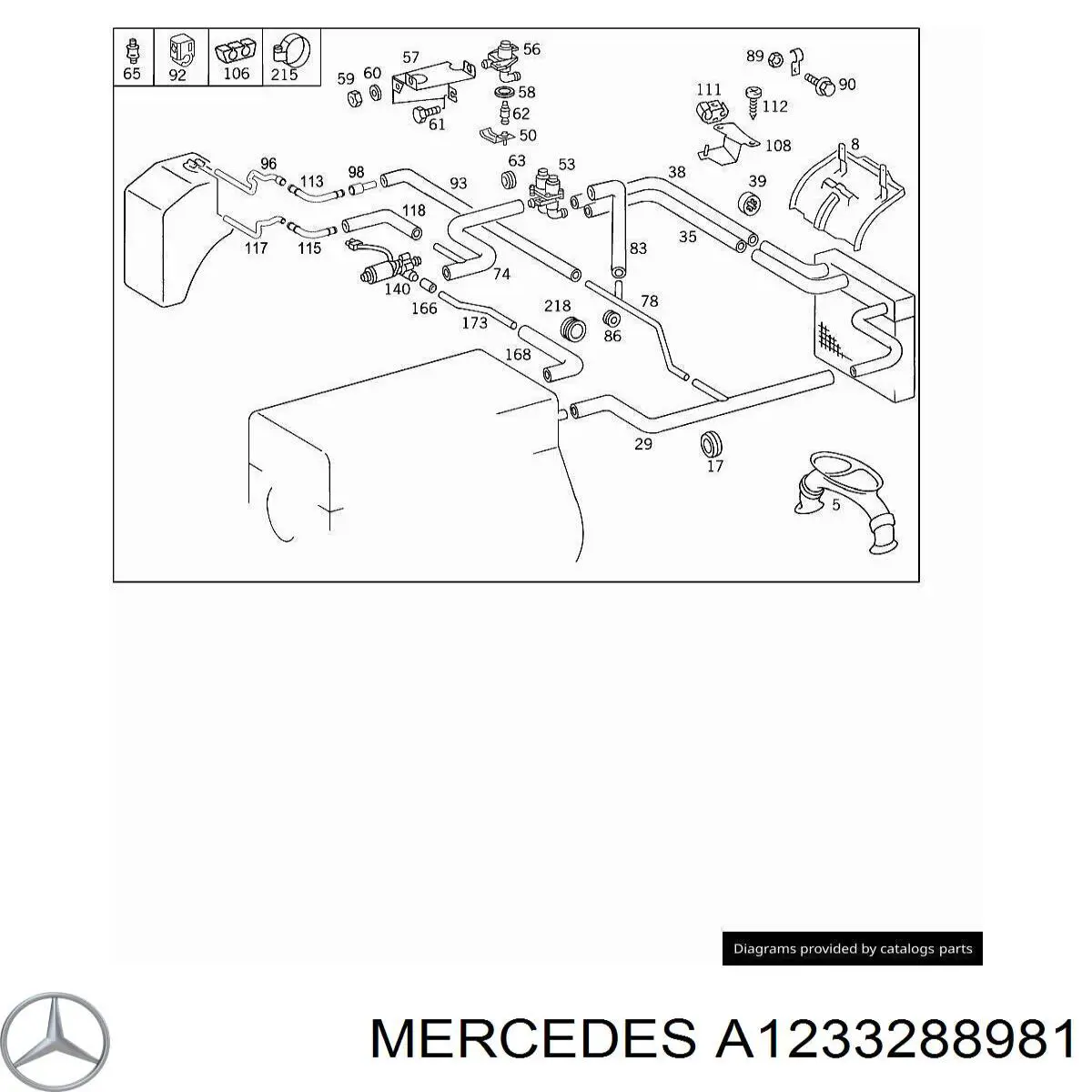  Mercedes A1233288981 цена, от 6.01 USD