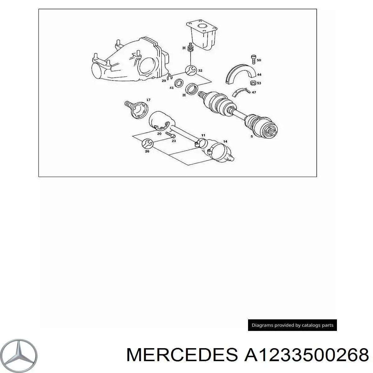 A1233500268 Mercedes 