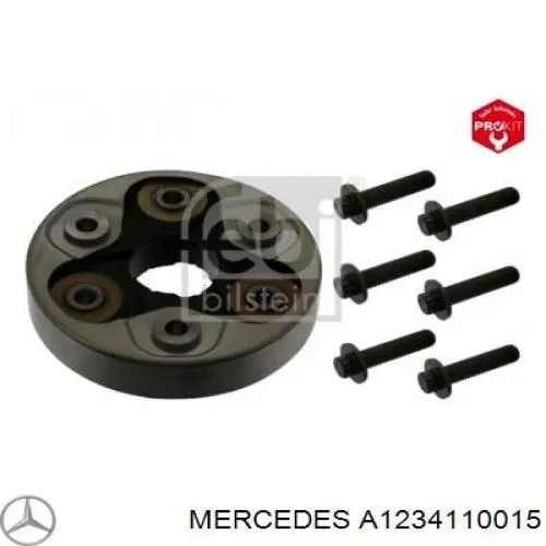 Муфта кардана эластичная передняя/задняя Mercedes A1234110015 цена, от 26.35 USD