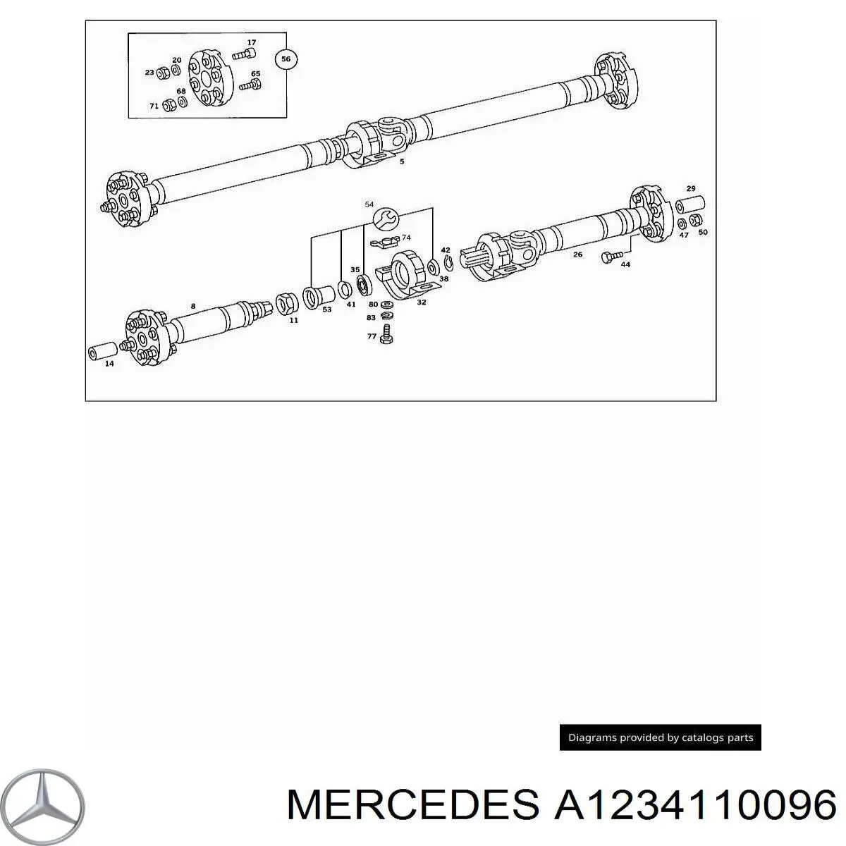  Mercedes A1234110096 цена, от 1.01 USD