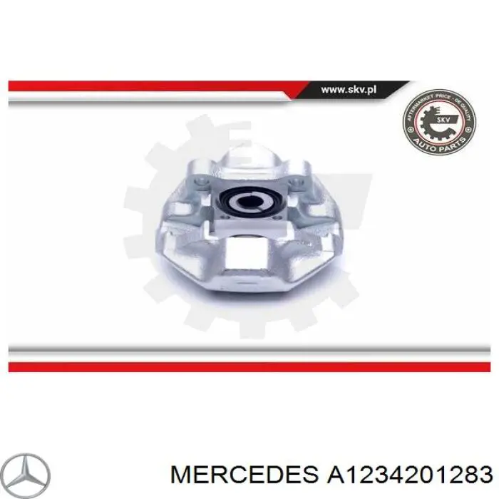 Купить A1234201283 Mercedes Суппорт задний правый