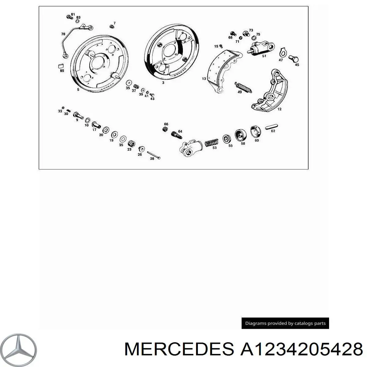  Mercedes A1234205428 цена, от 13.59 USD