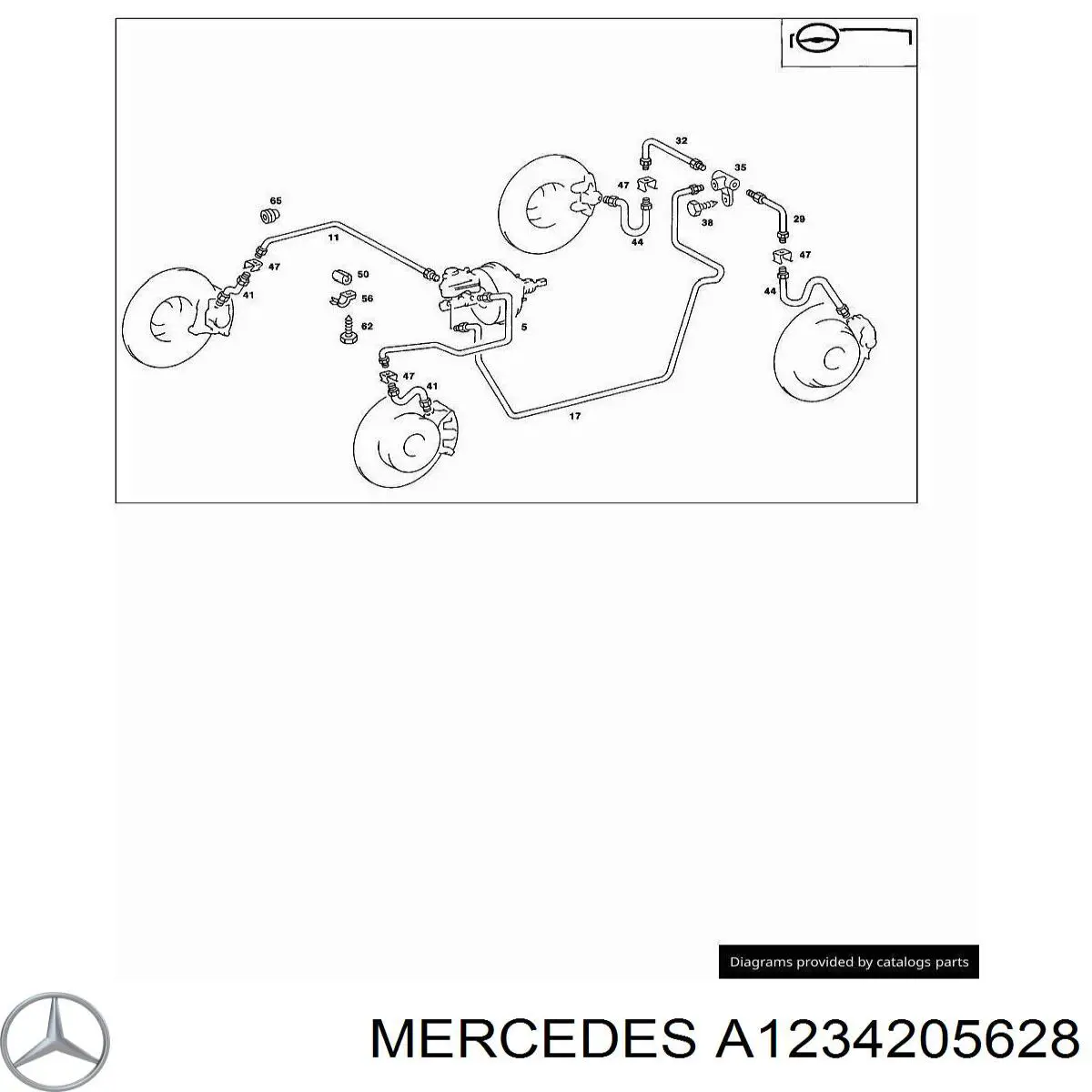 A1234205628 Mercedes 