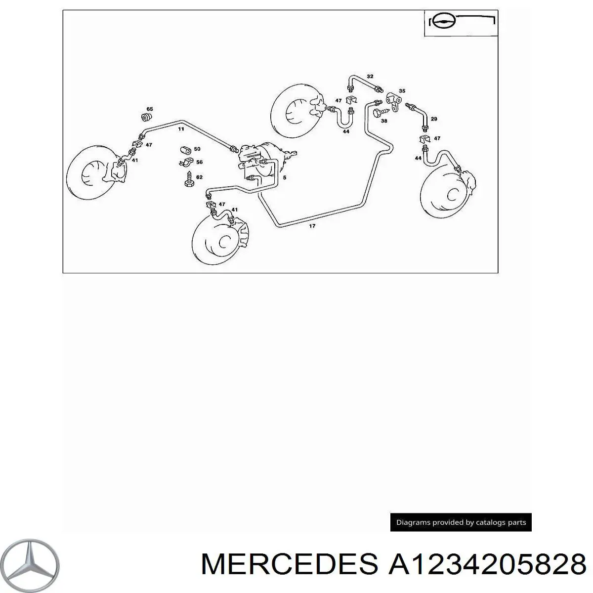 A1234205828 Mercedes 