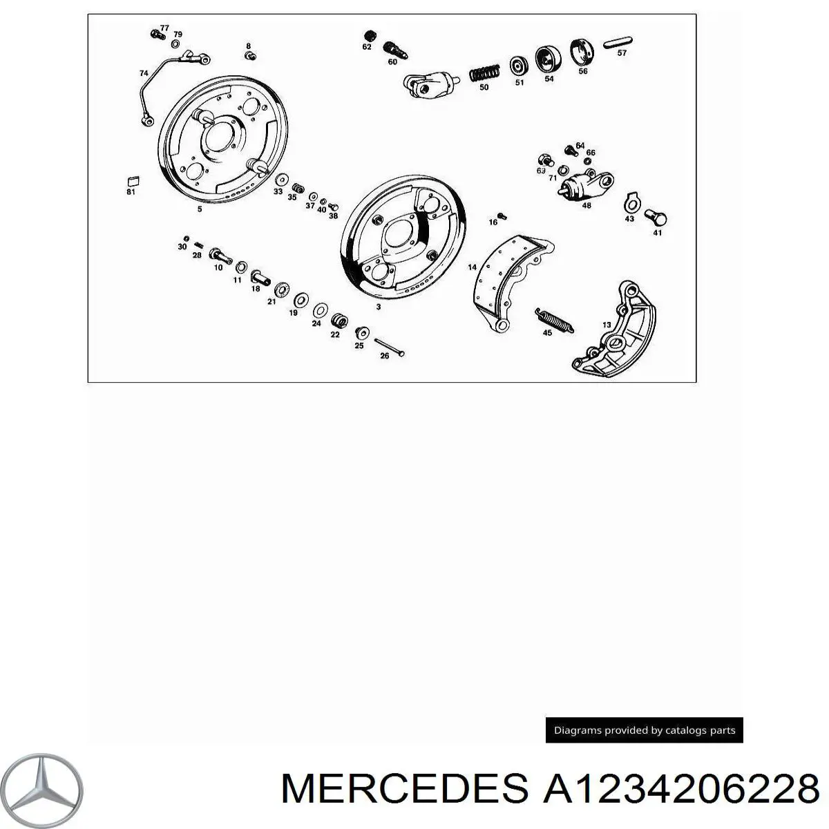  Mercedes A1234206228 цена, от 30.39 USD