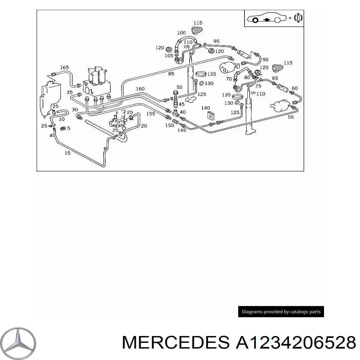  Mercedes A1234206528 цена, от 16.68 USD
