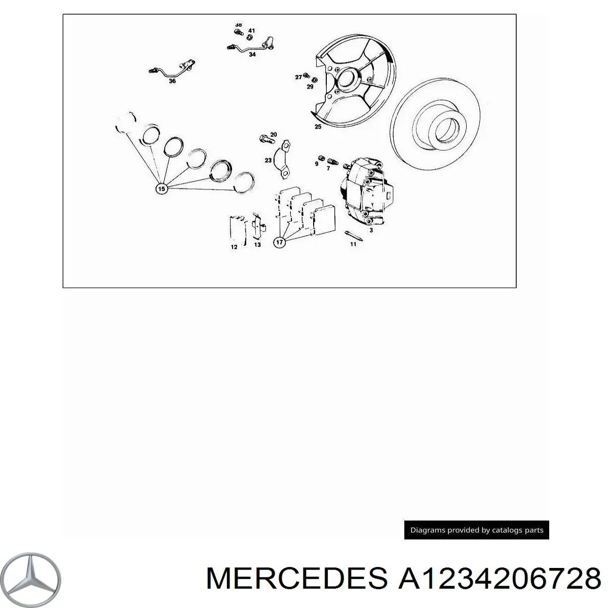 Купить A1234206728 Mercedes 