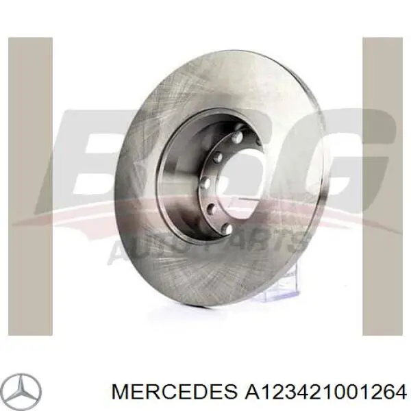Тормоз дисковый передний Mercedes A123421001264 цена, от 30.24 USD
