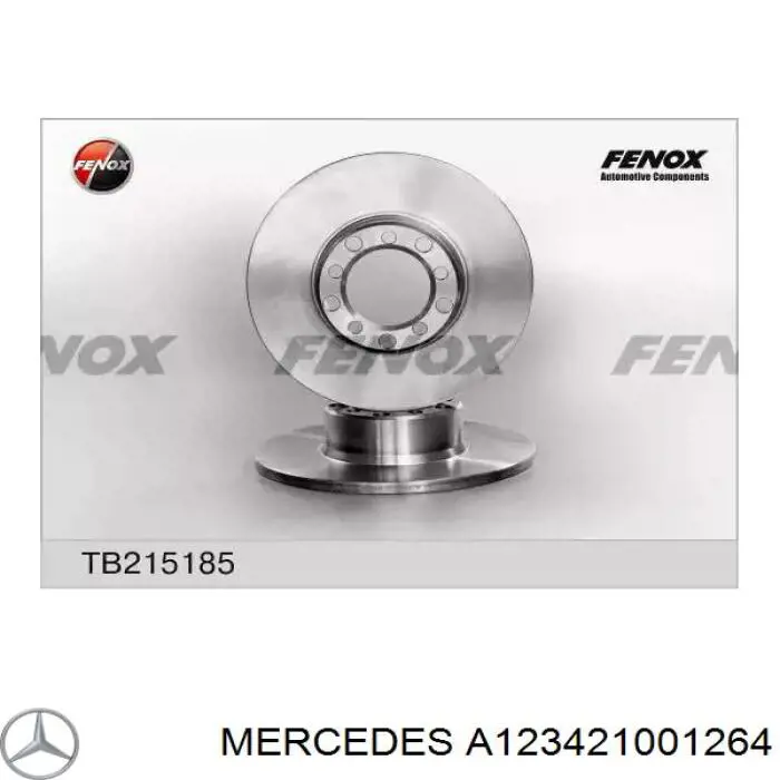 Купить A123421001264 Mercedes Ротор тормозной