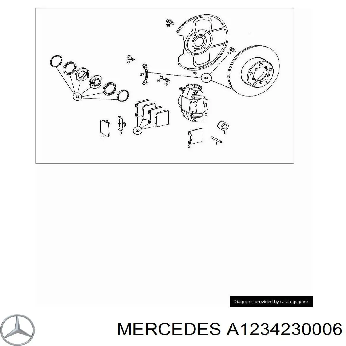  Mercedes A1234230006 цена, от 77.96 USD
