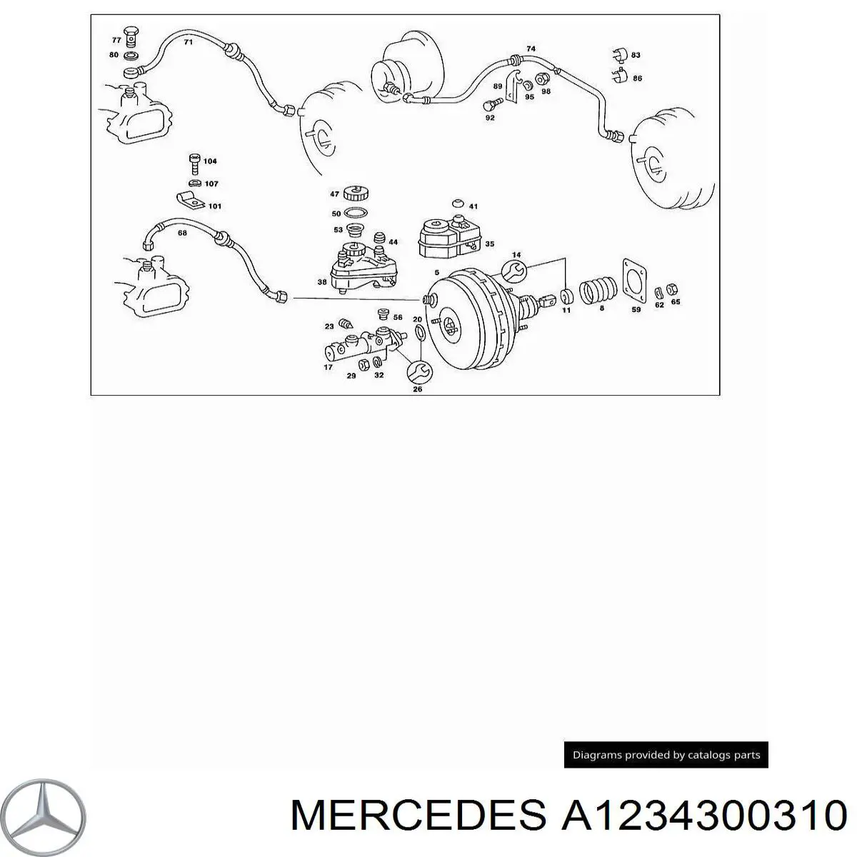  Mercedes A1234300310 цена, от 11.24 USD
