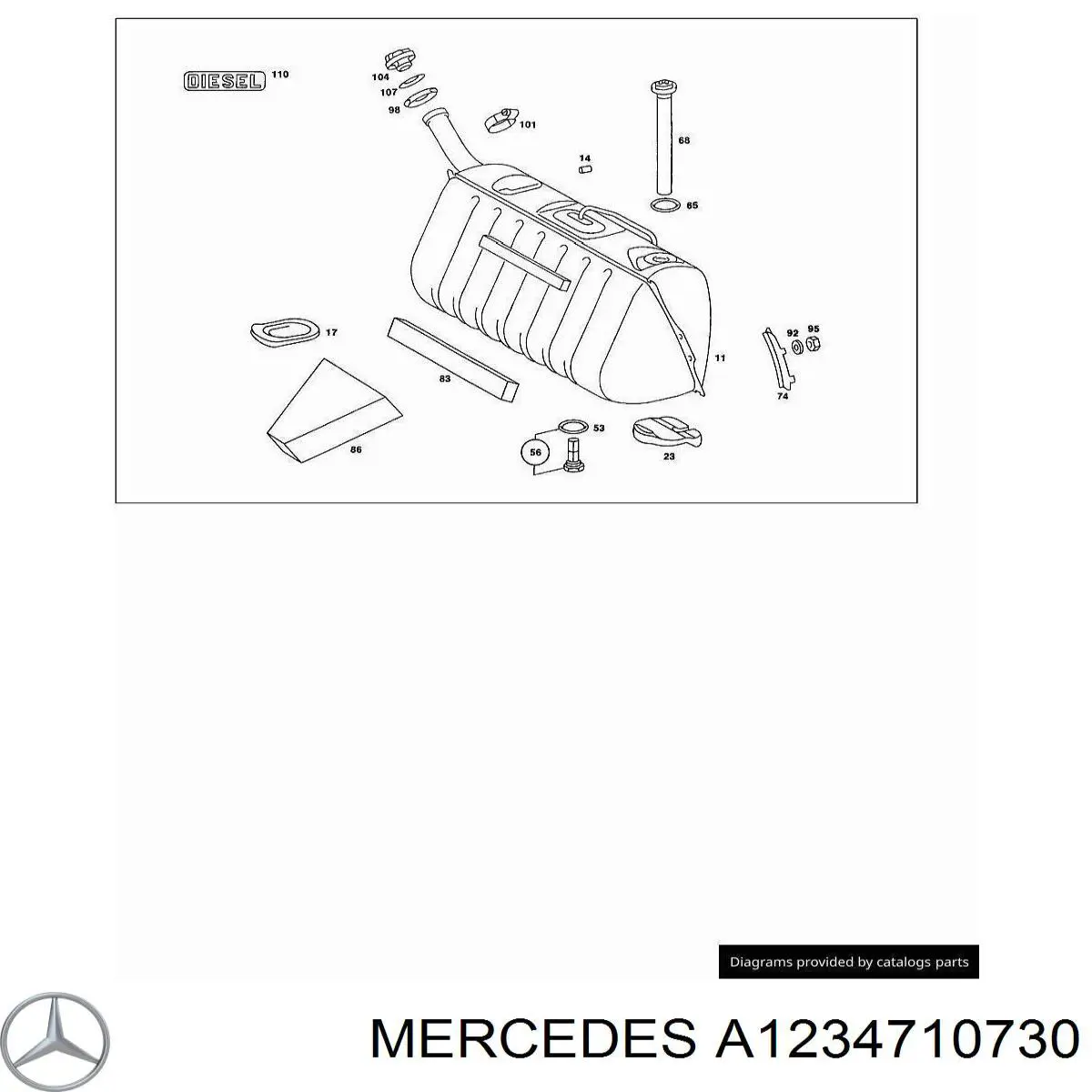  A1234710730 Mercedes