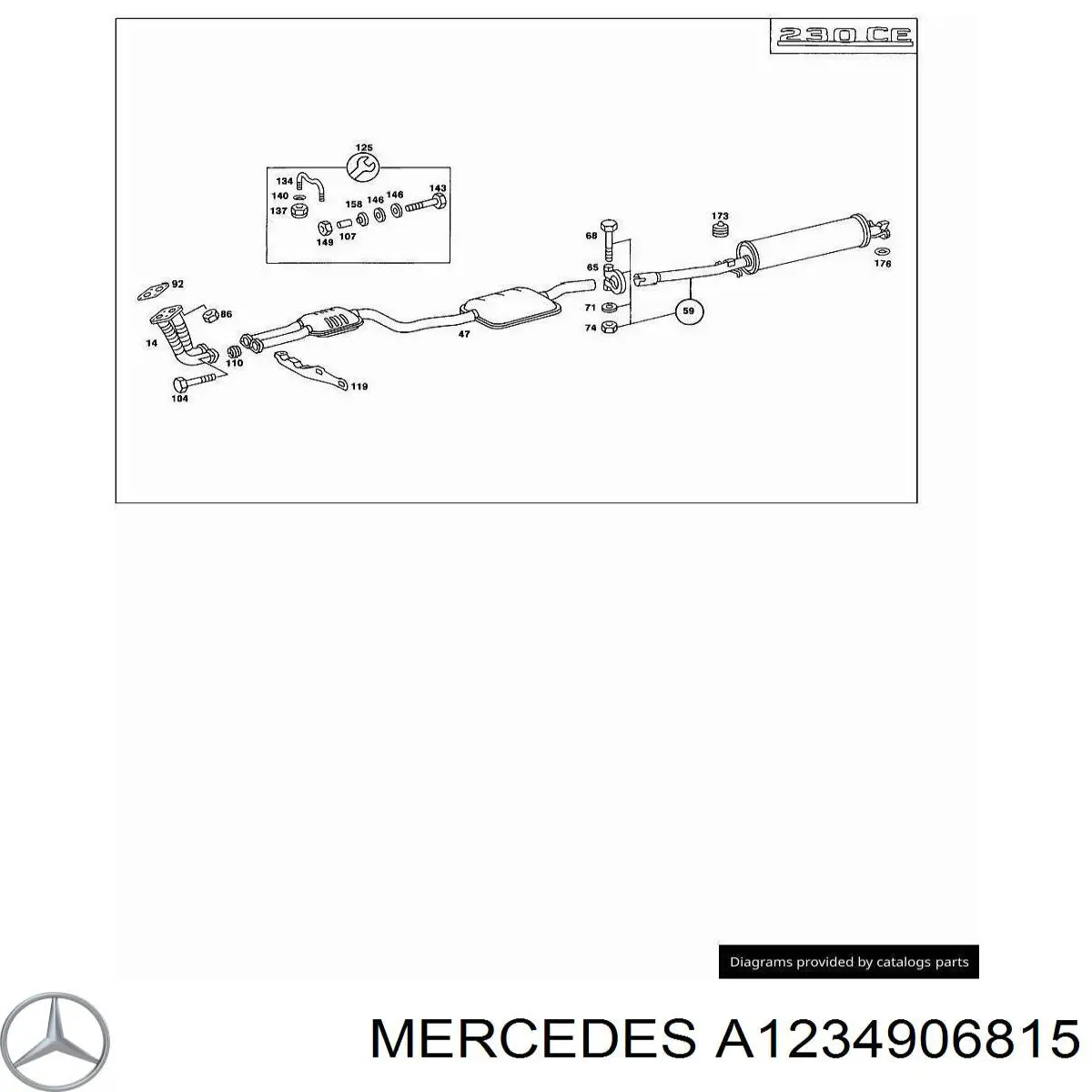 A1234906815 Mercedes 