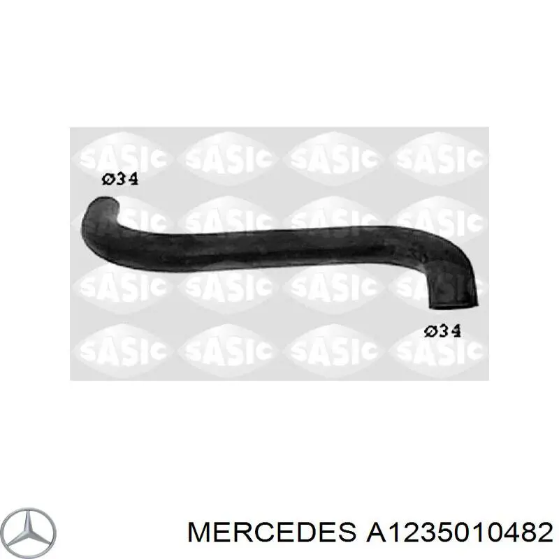 Купить A1235010482 Mercedes Шланг радиатора охлаждения нижний