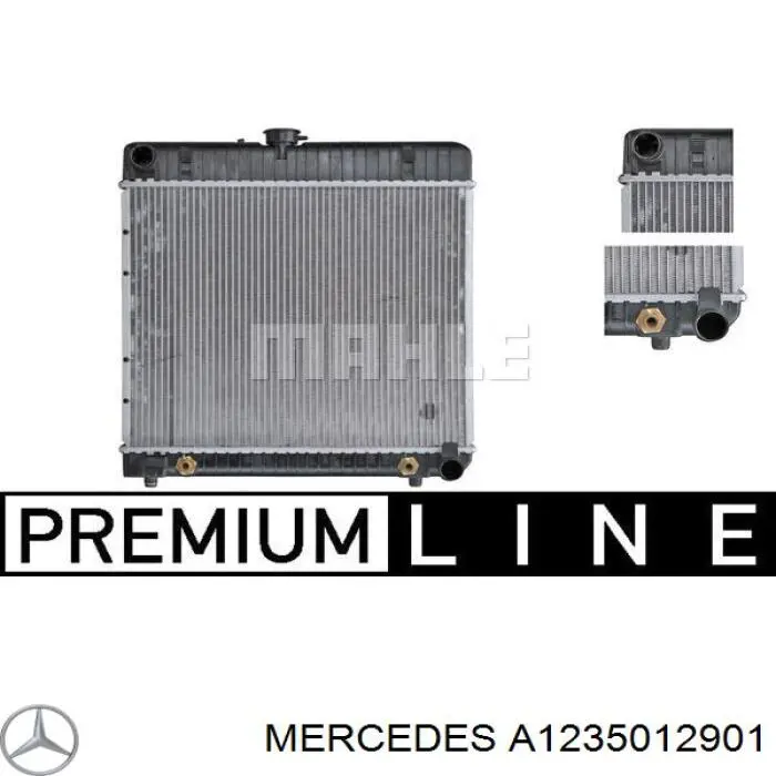 A1235012901 Mercedes радиатор