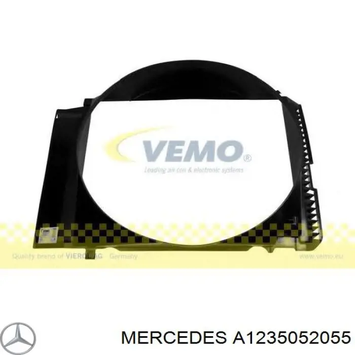 A1235052055 Mercedes Рамка вентилятора