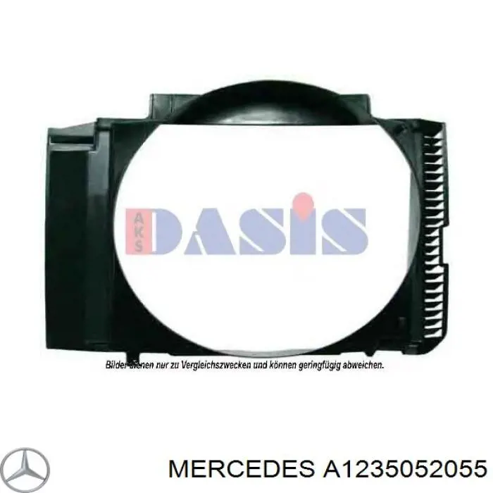 Диффузор радиатора охлаждения Mercedes A1235052055 цена, от  USD