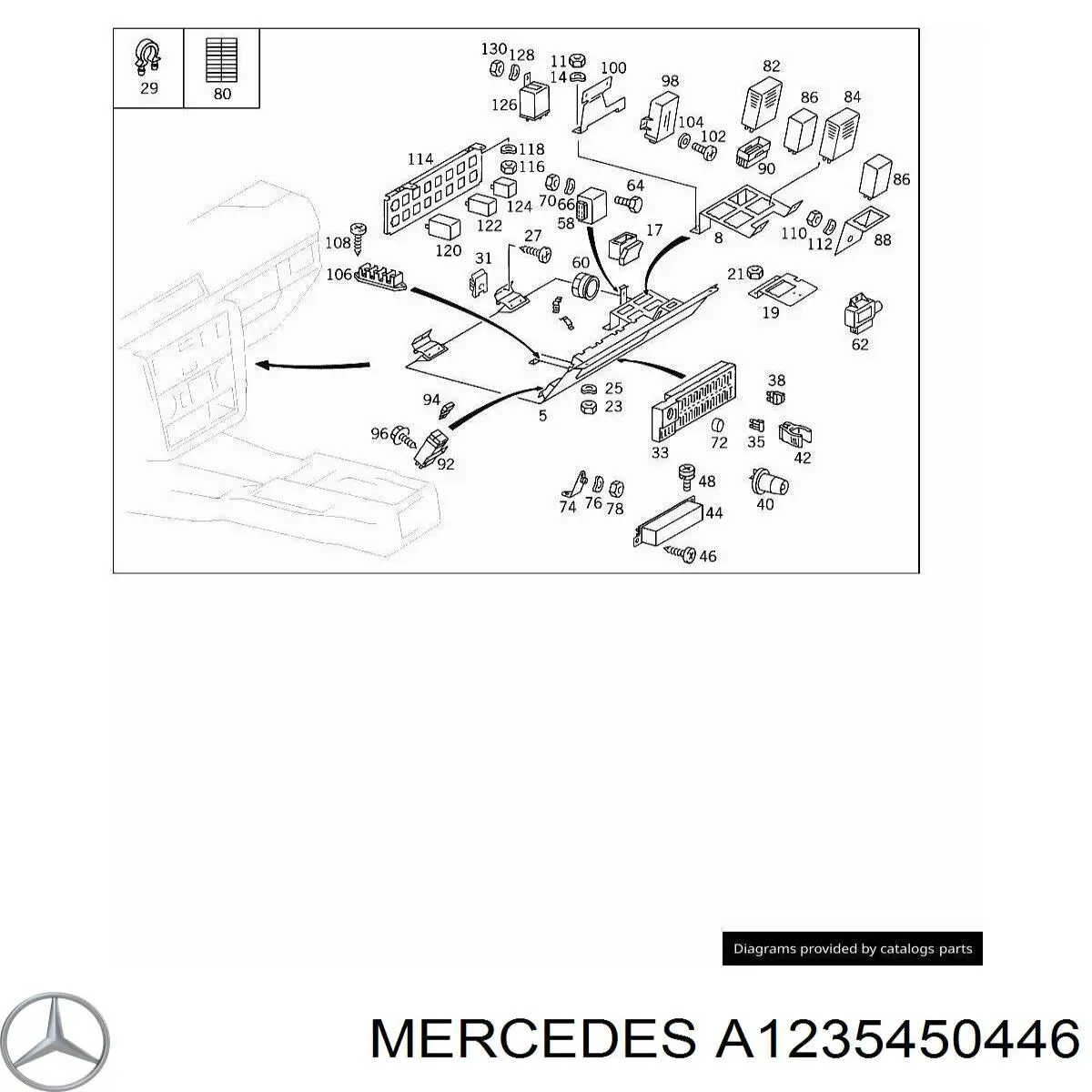 A1235450446 Mercedes 