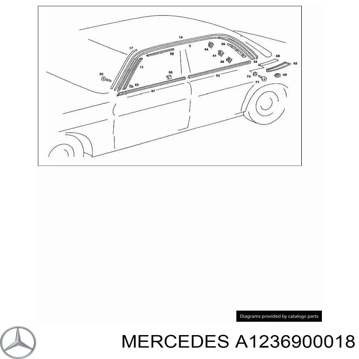 A1236900018 Mercedes 