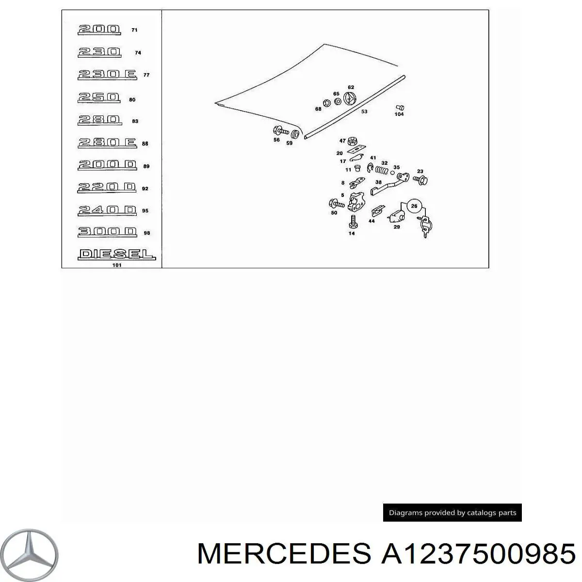 A1237500985 Mercedes 