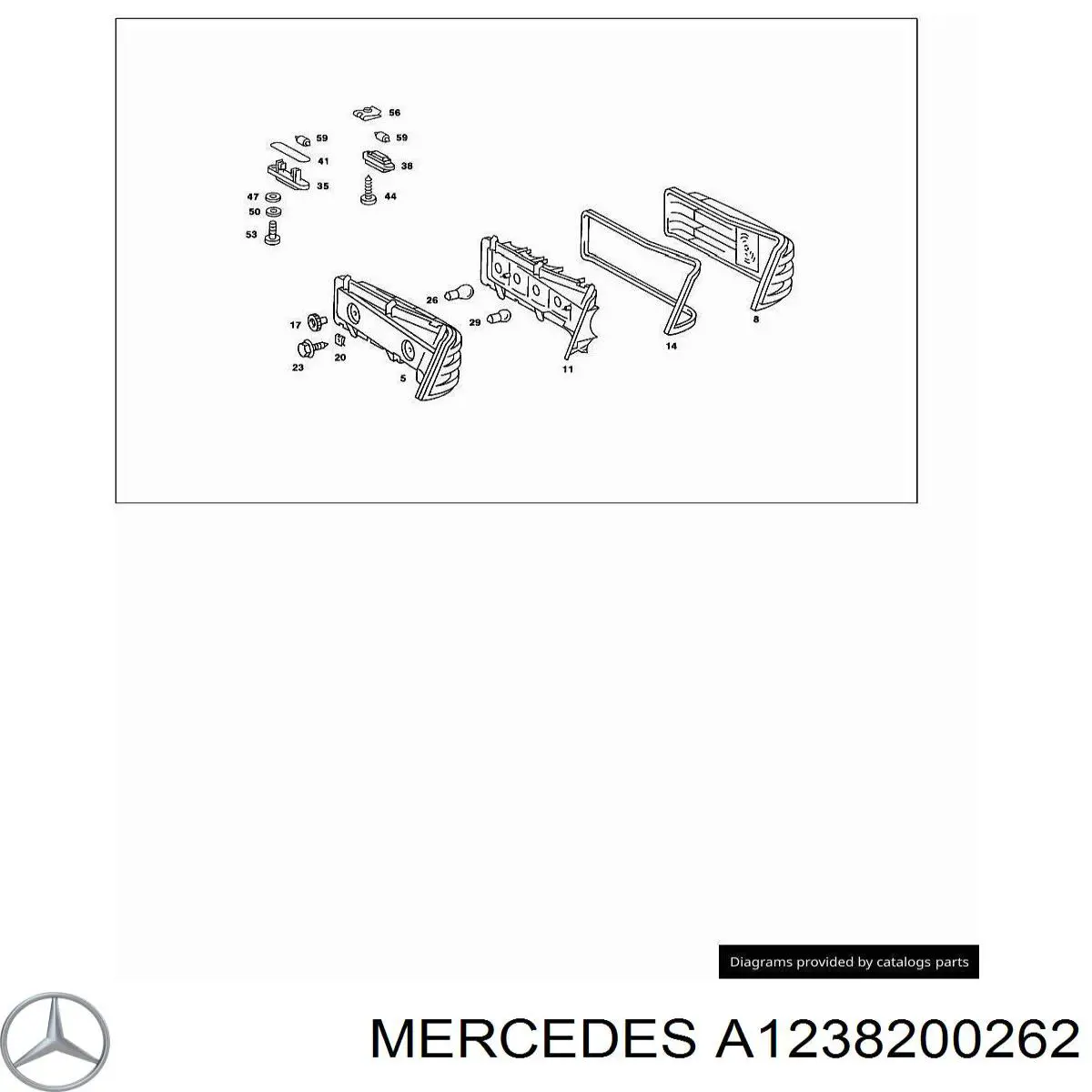 A1238200262 Mercedes 