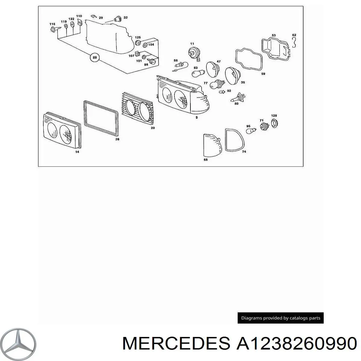 A1238260990 Mercedes 