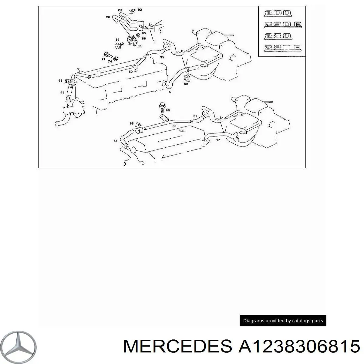 A1238306815 Mercedes 