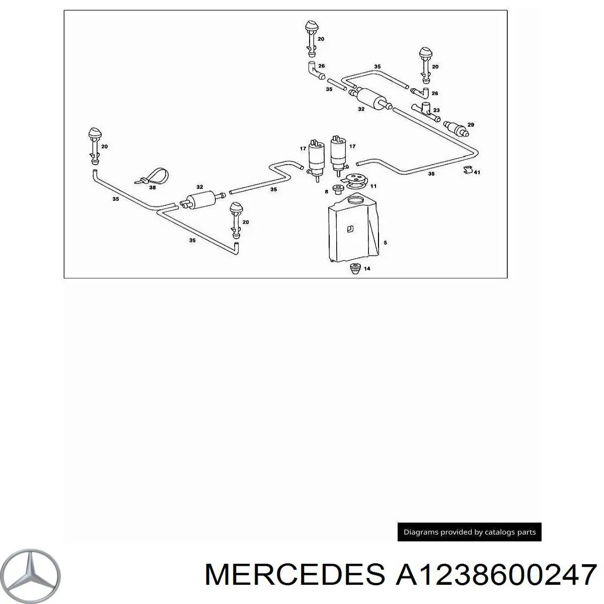 A1238600247 Mercedes 