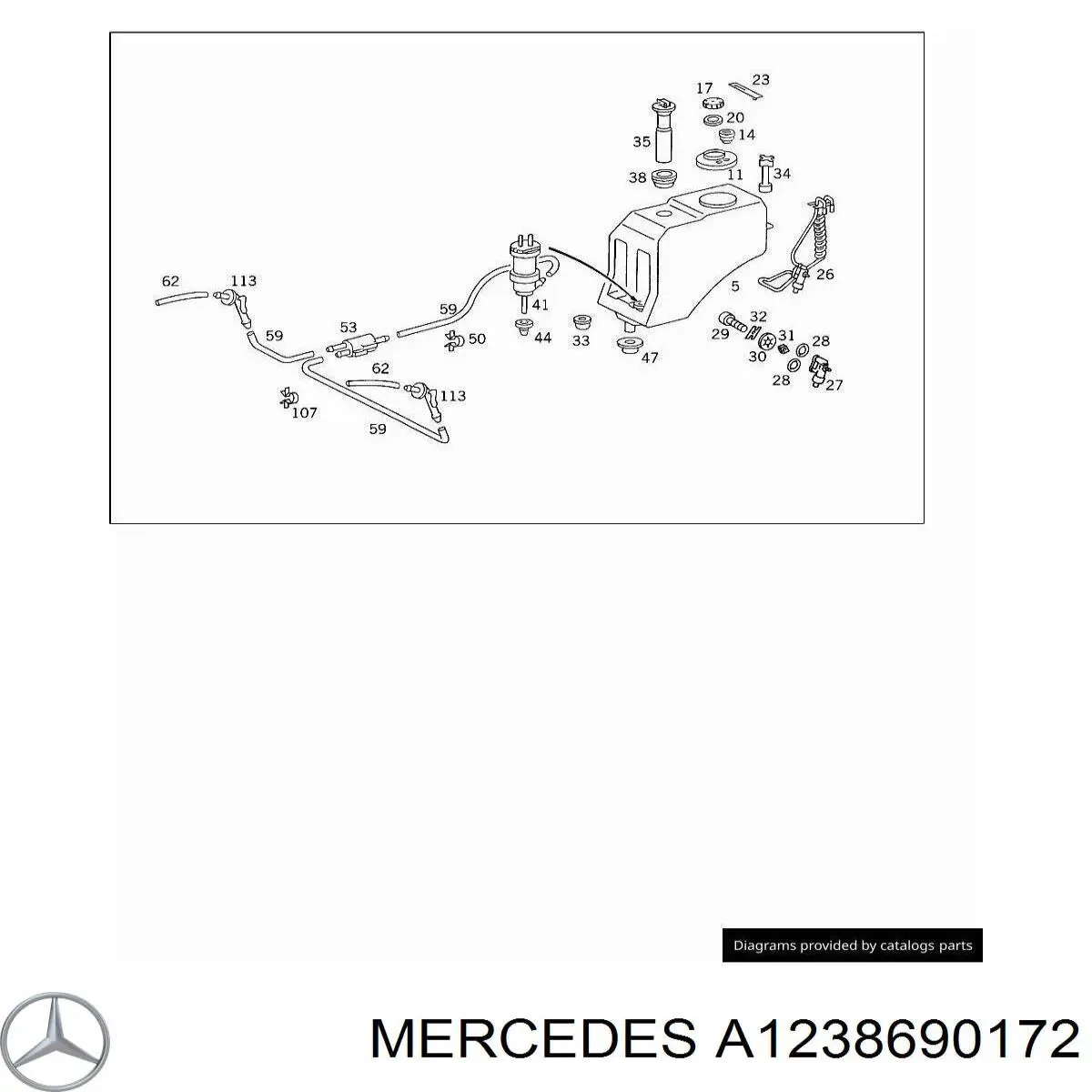  Mercedes A1238690172 цена, от 6.33 USD