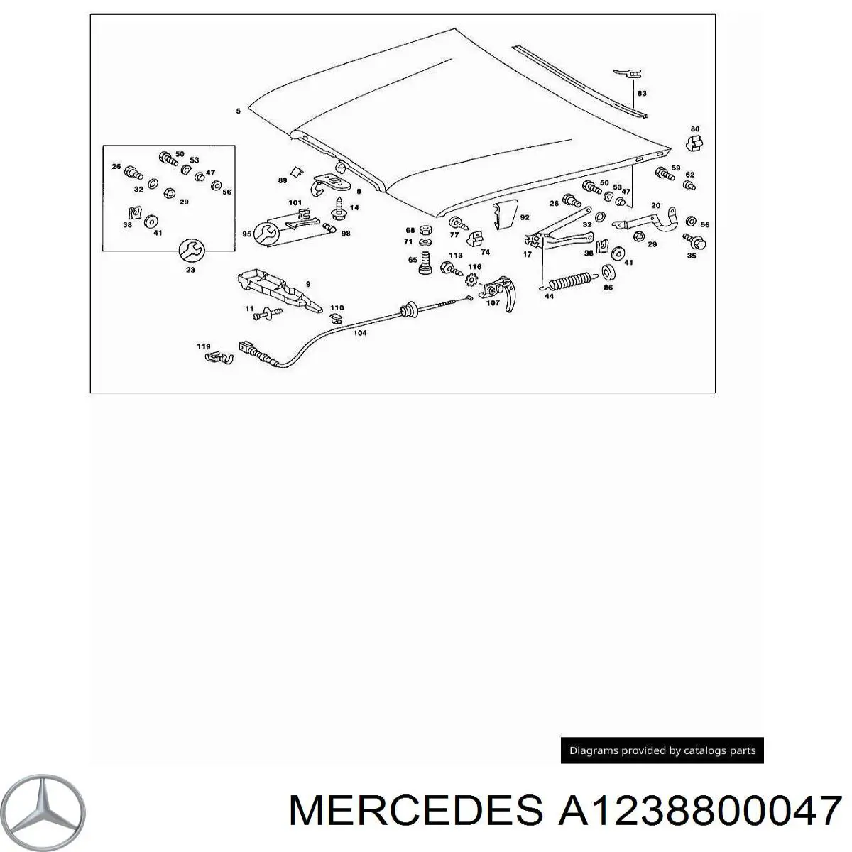 A1238800047 Mercedes 