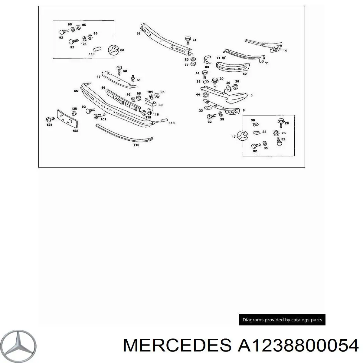 A1238800054 Mercedes 