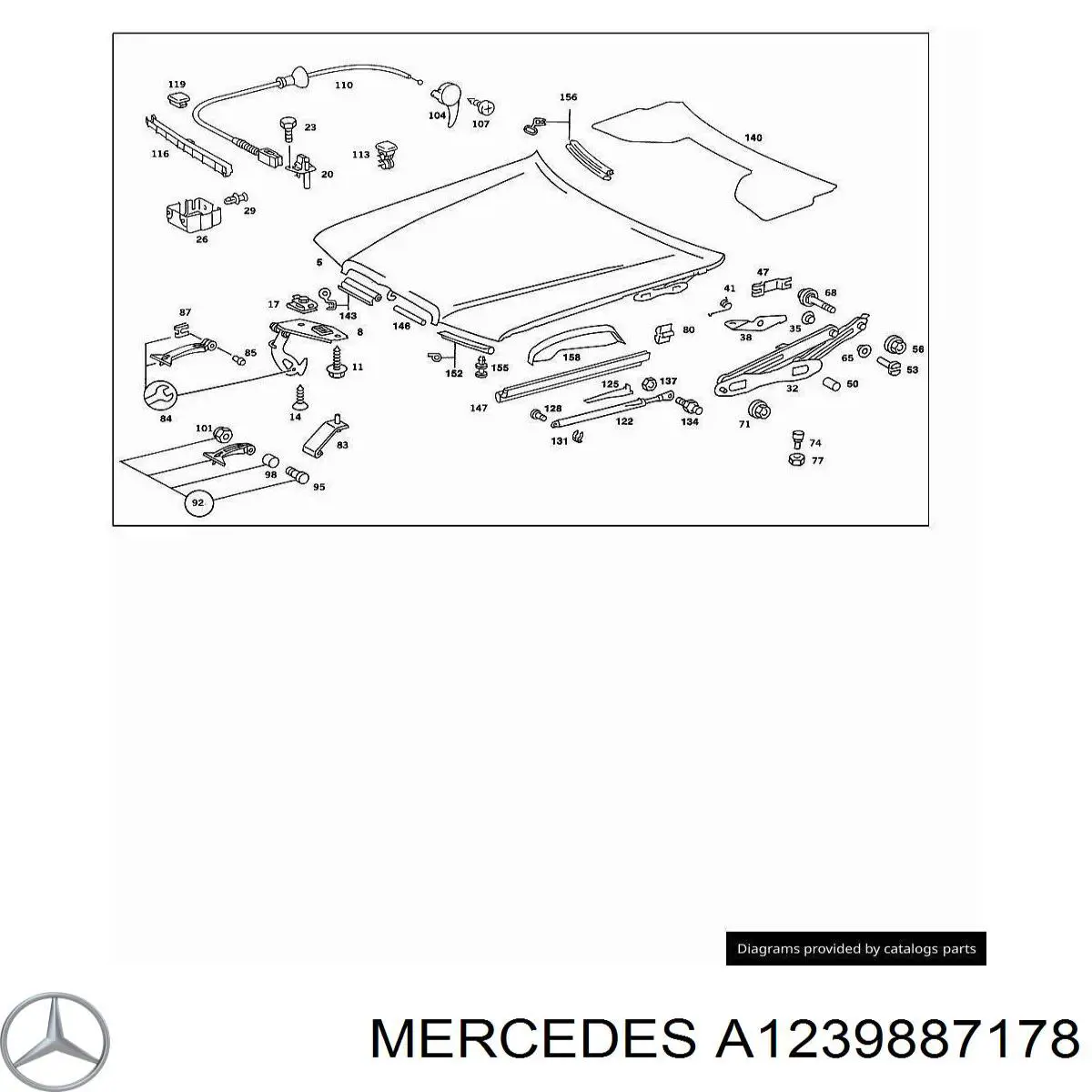  Mercedes A1239887178 цена, от 139.07 USD