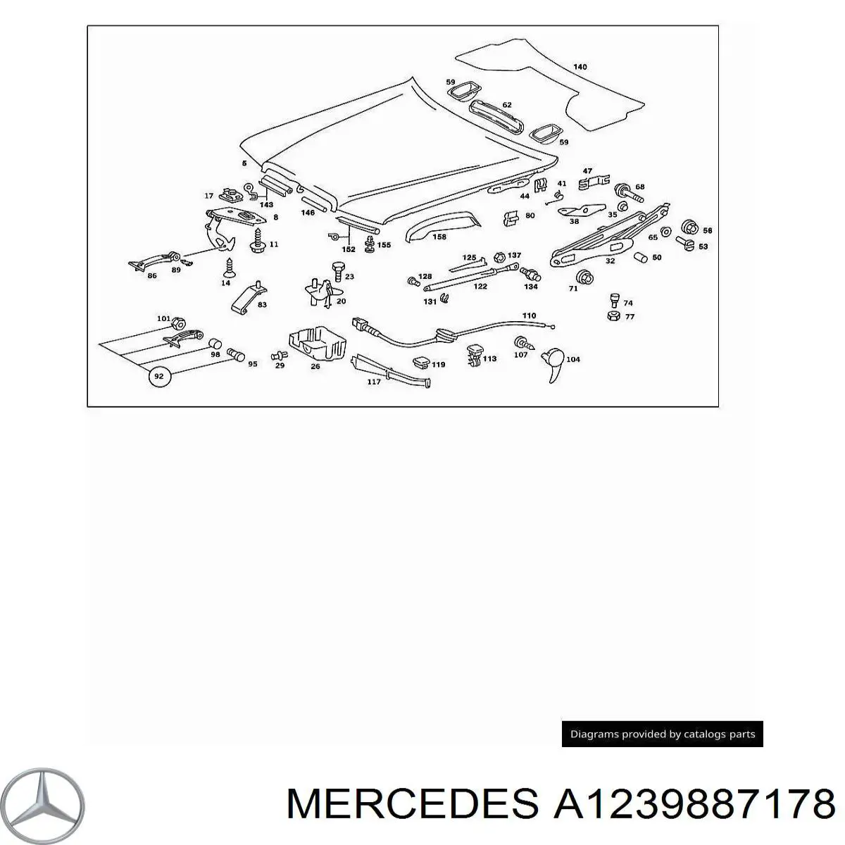 Купить A1239887178 Mercedes 