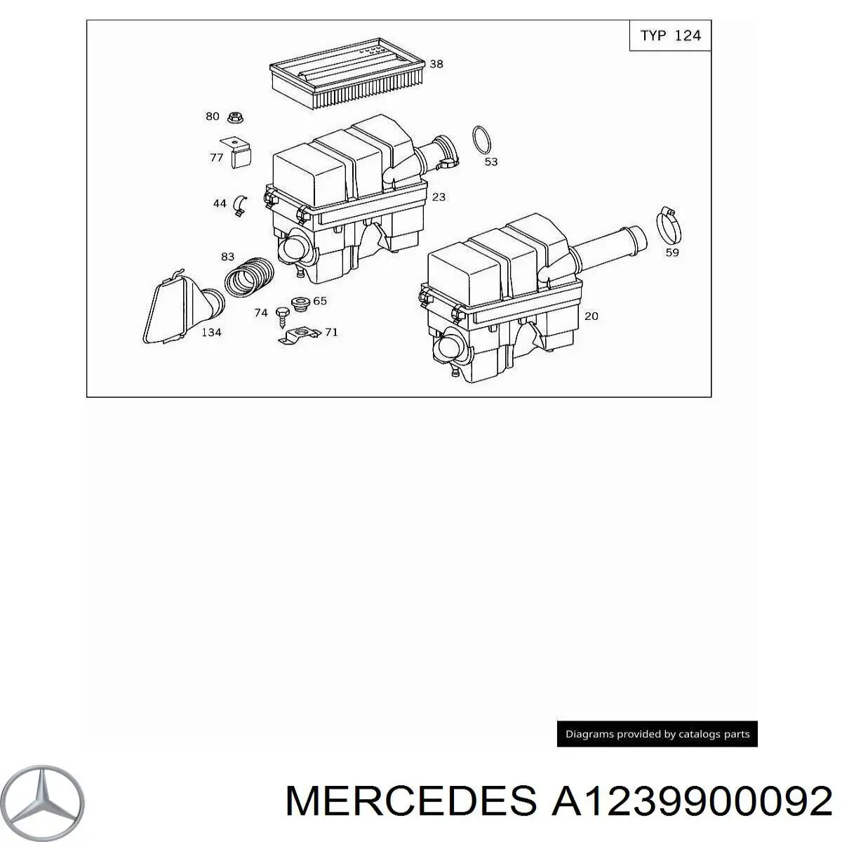  Mercedes 1239900092