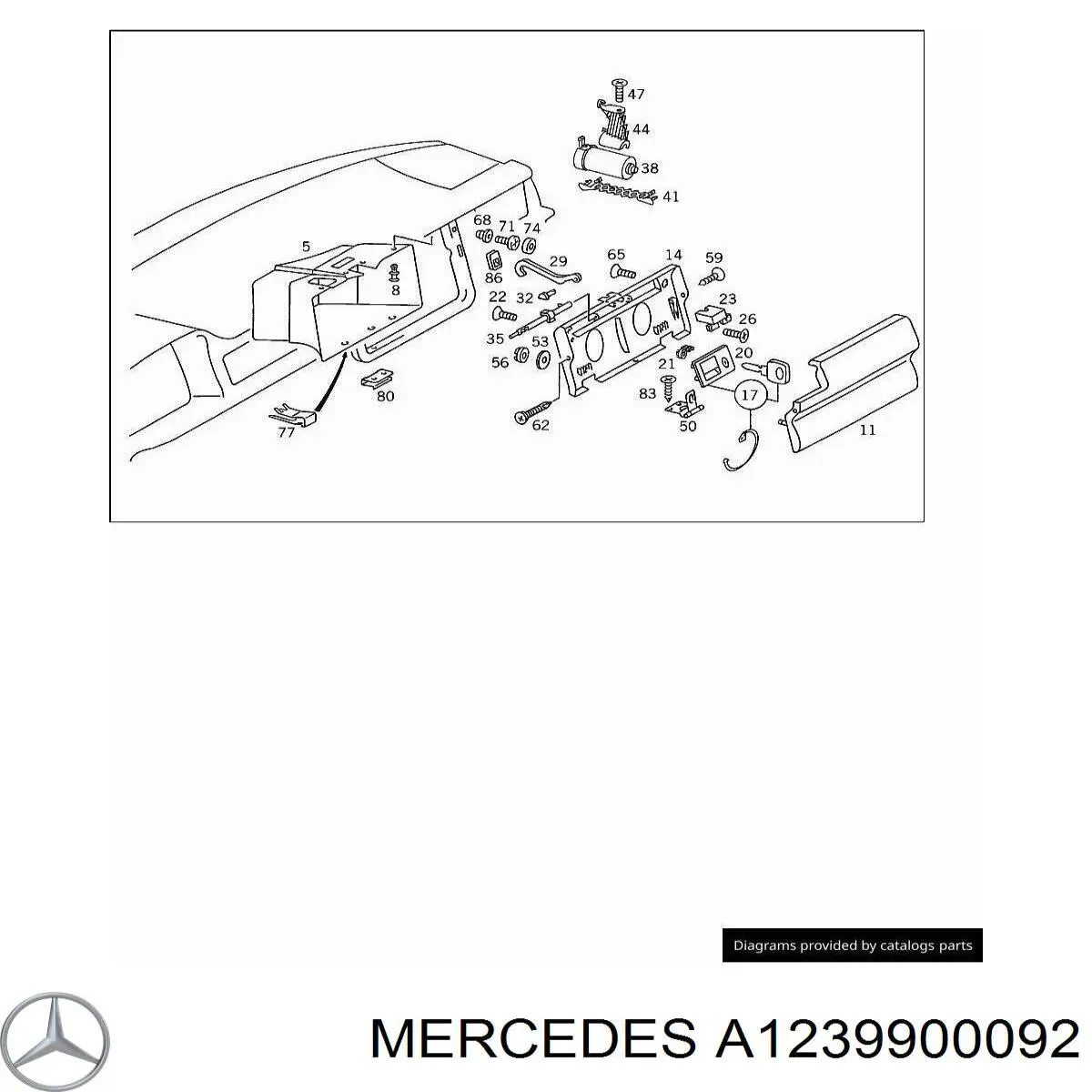 A1239900092 Mercedes 