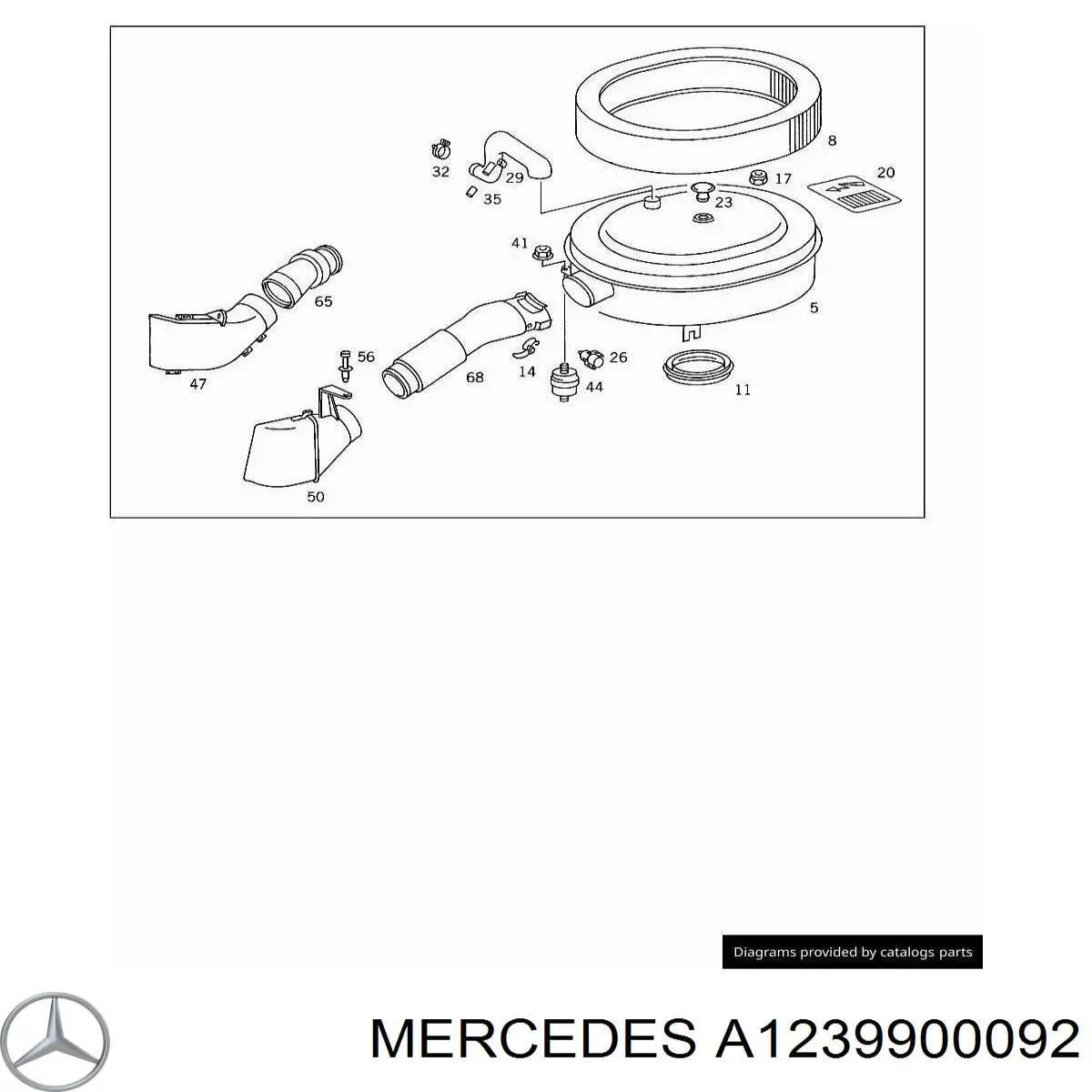 Купить 1239900092 Mercedes 